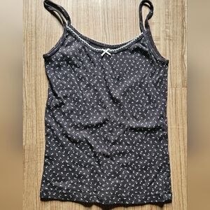 John Galt Brandy Melville Brown Floral Knit Top